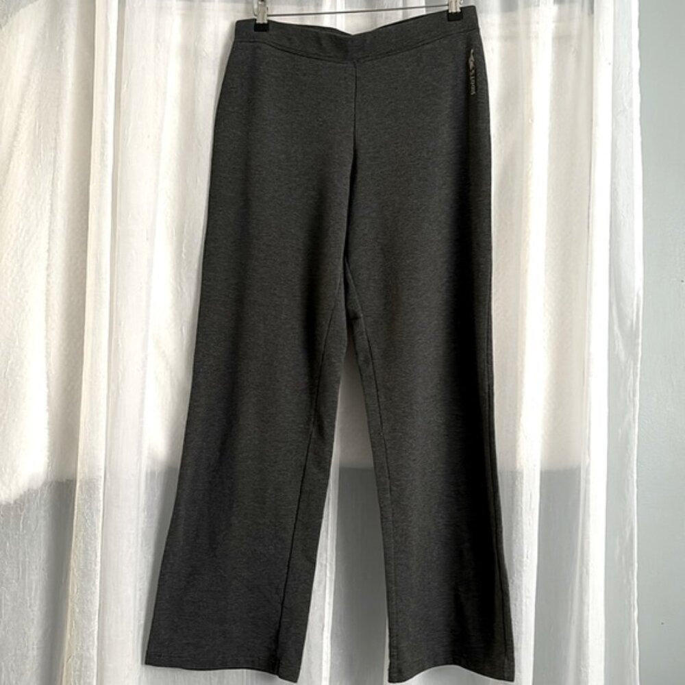 Roots Active Womens gray Wide Leg Sweatpants size Large